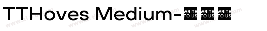 TTHoves Medium字体转换